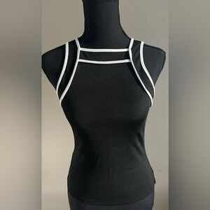 SHEIN Black and White Top